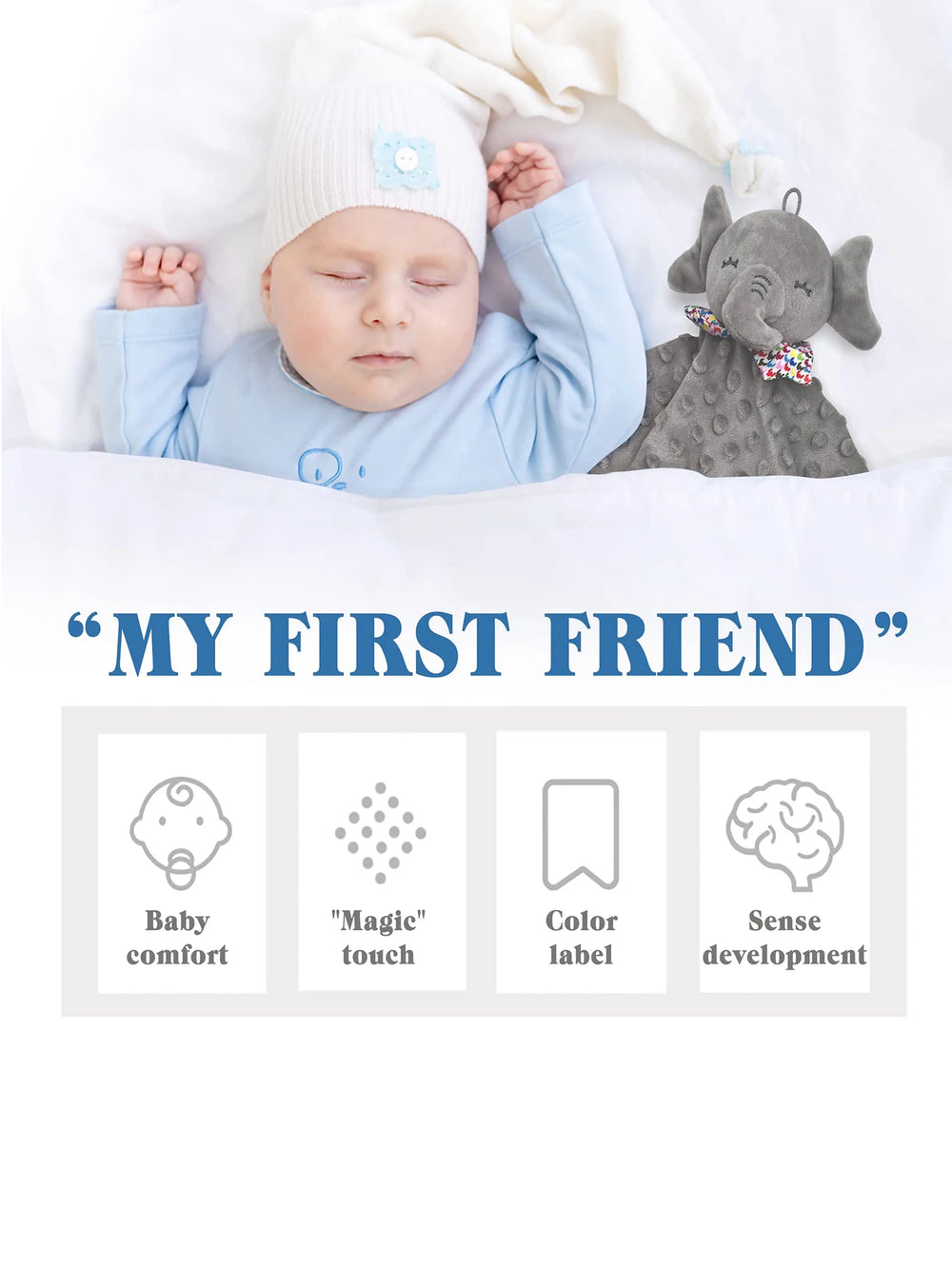 Elephant Baby Comfort Cloth | Braviixx