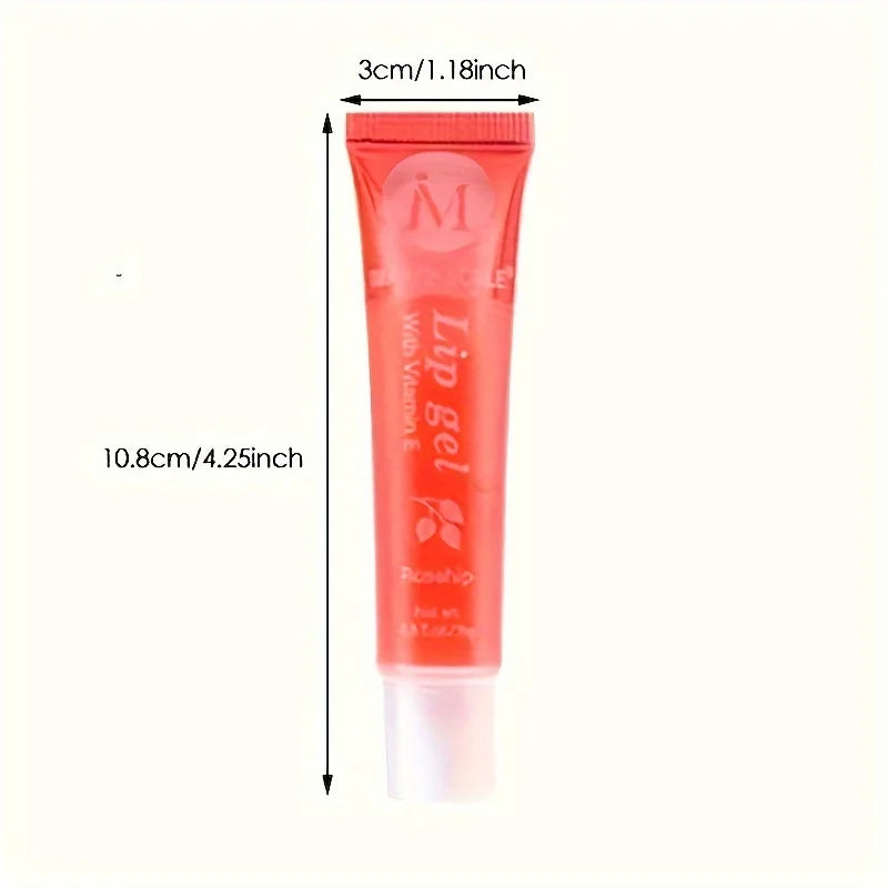 6-Piece Moisturizing Lip Gel Set | Vitamin E Gloss & Assorted Flavors | Braviixx
