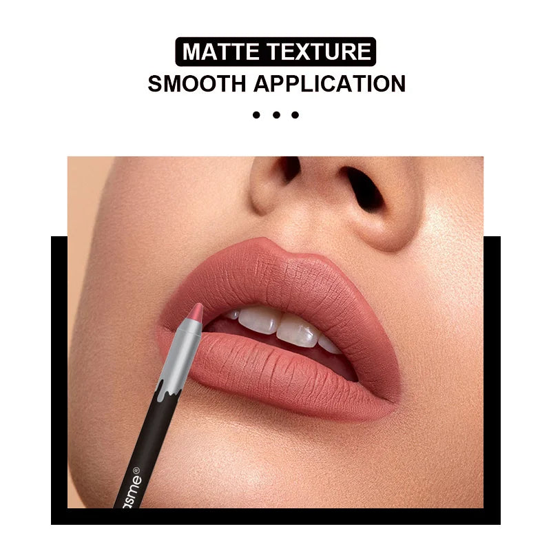 12-Color Matte Lip Liner Set | Lip Pencil Gift Set | Braviixx