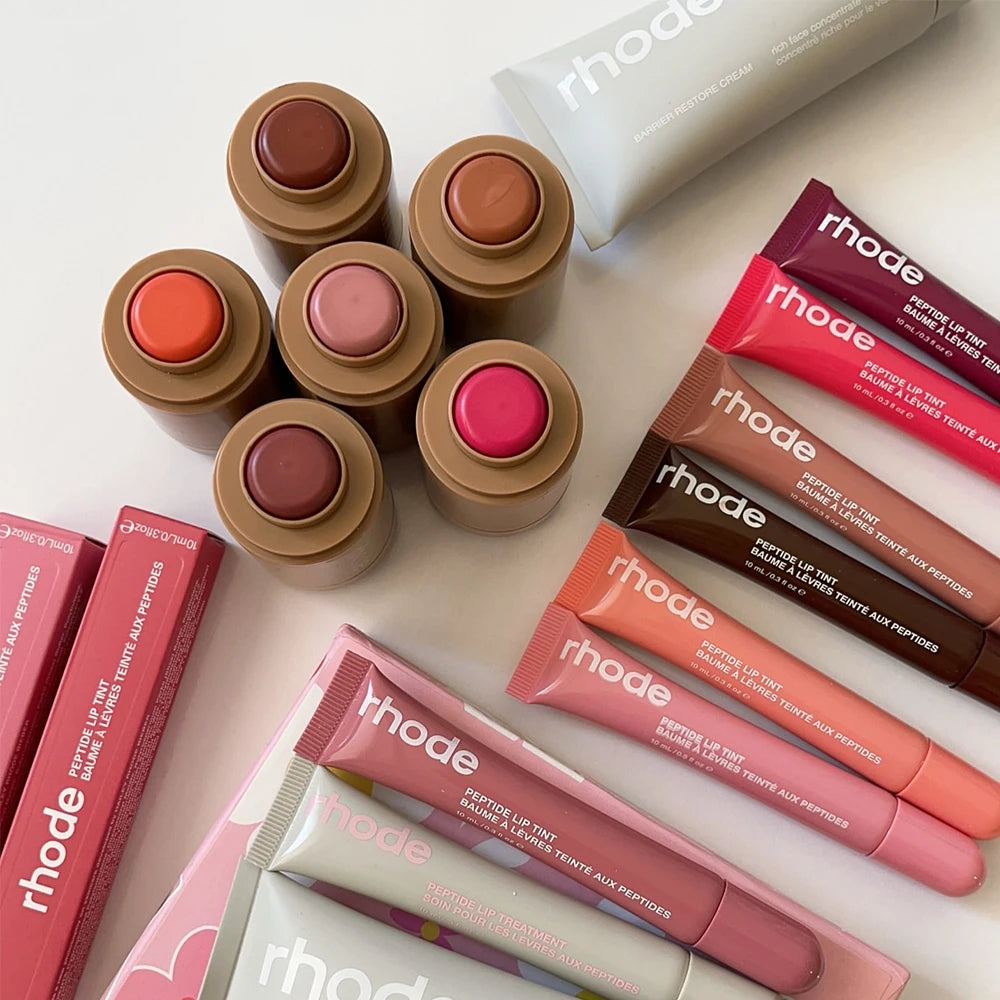 RHODE Peptide Lip Shape Pen Long Lasting Lip Liner Moisturizing Lipstick Gloss Easy To Apply Pocket Blush Cream Skincare Makeup
