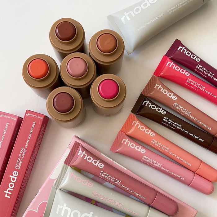 RHODE Peptide Lip Shape Pen Long Lasting Lip Liner Moisturizing Lipstick Gloss Easy To Apply Pocket Blush Cream Skincare Makeup