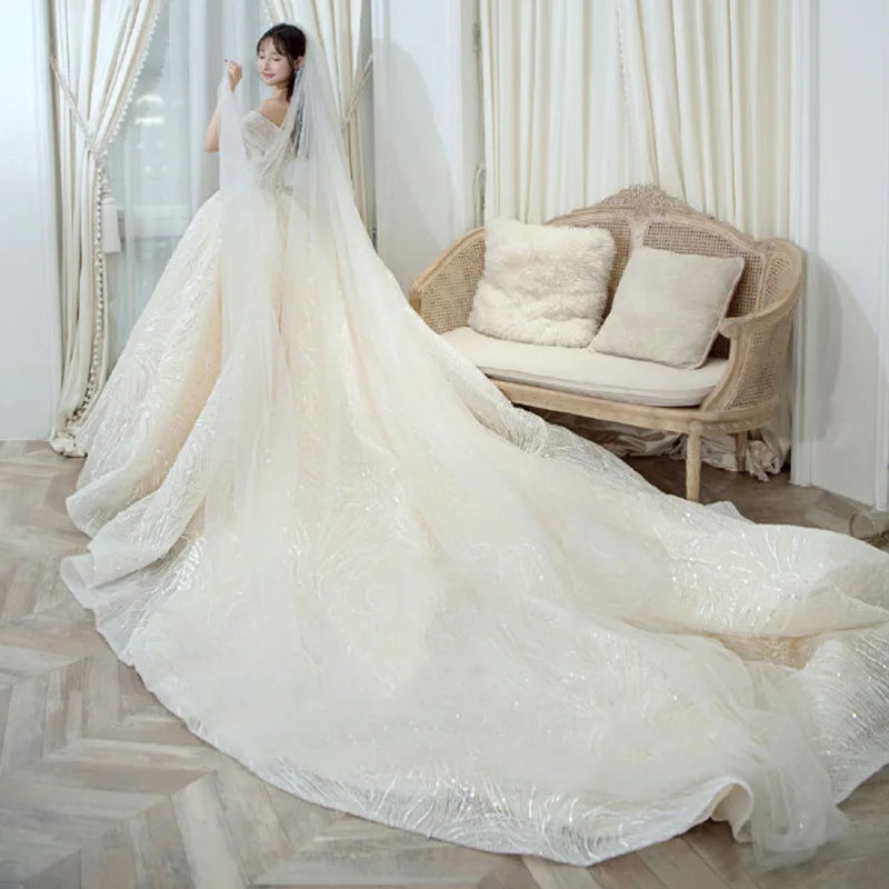 Sequin Tulle Ball Gown | Bridal & Occasion Styles | Braviixx