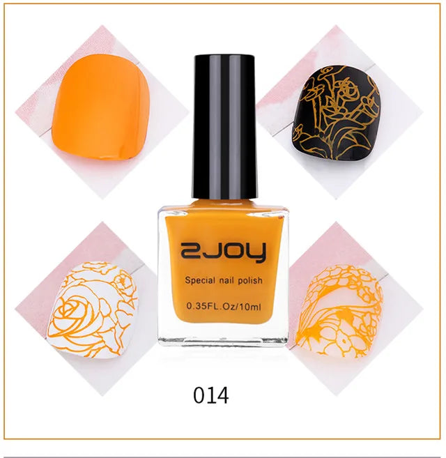 10ml Nail Art Stamping Polish | 11 Color Options | Braviixx