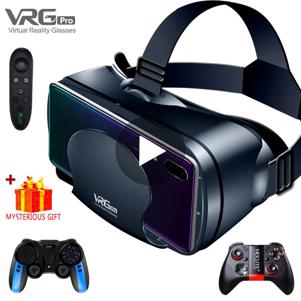 3D VR Glasses for Smartphones | Virtual Reality Headset for 5-7 Inch Phones | Braviixx
