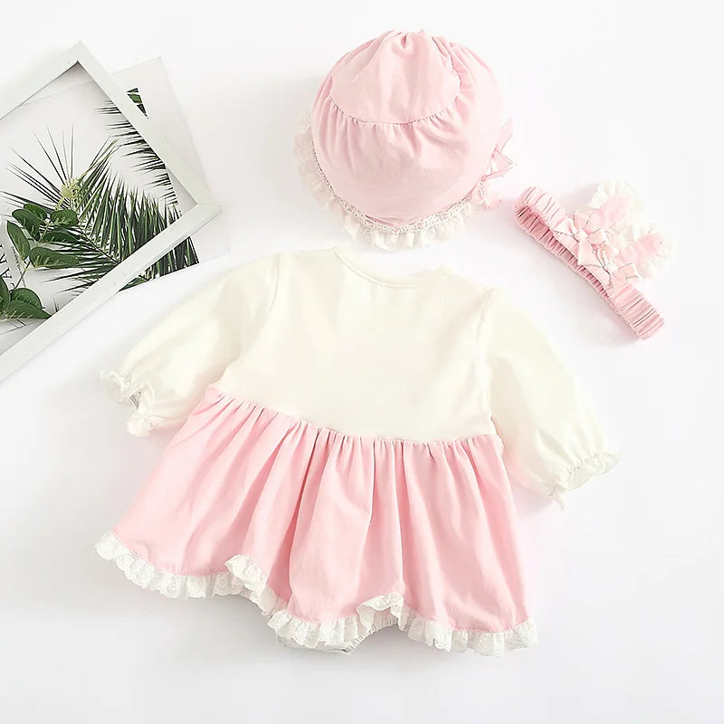 Baby Girls' Bee Print Tulle Dress | Puff-Sleeve Cartoon Dress | 1–18M | Braviixx