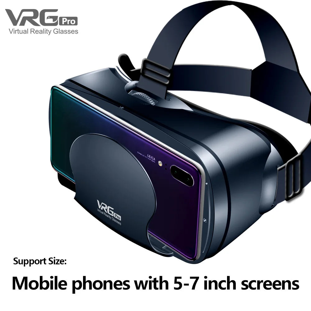 3D VR Glasses for Smartphones | Virtual Reality Headset for 5-7 Inch Phones | Braviixx