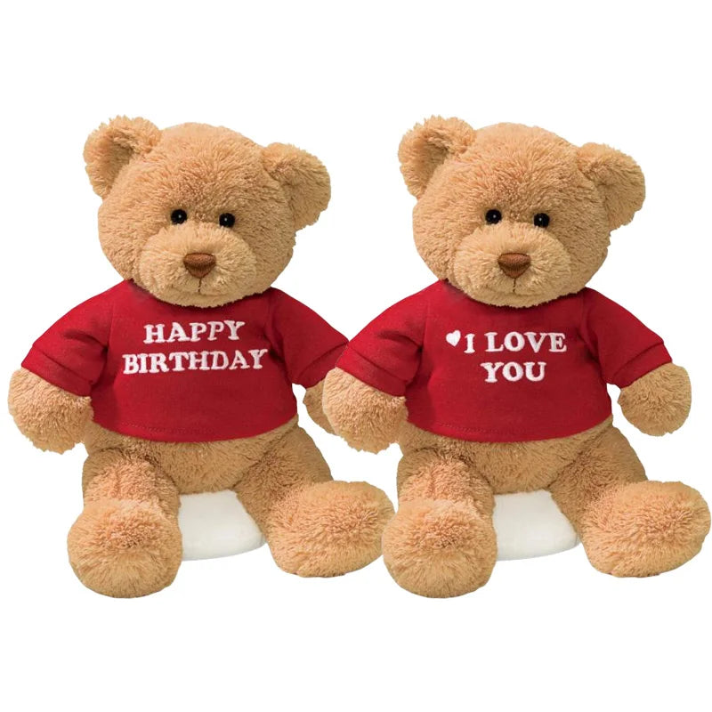 11-Inch Plush Teddy Bear with Removable T-Shirt | Baby Gift | Braviixx