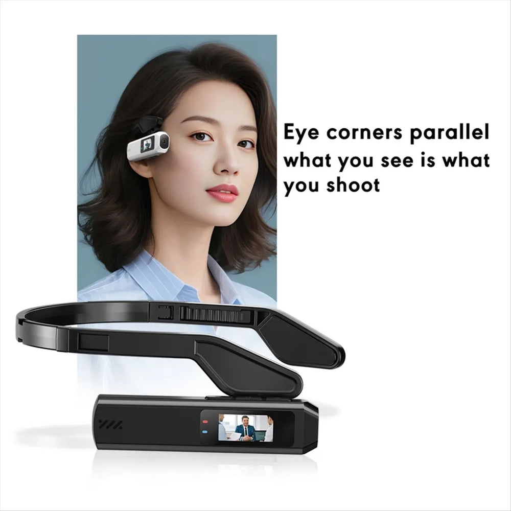 S111 Head-Worn Camera | 2.7K Video & Wi-Fi | Braviixx