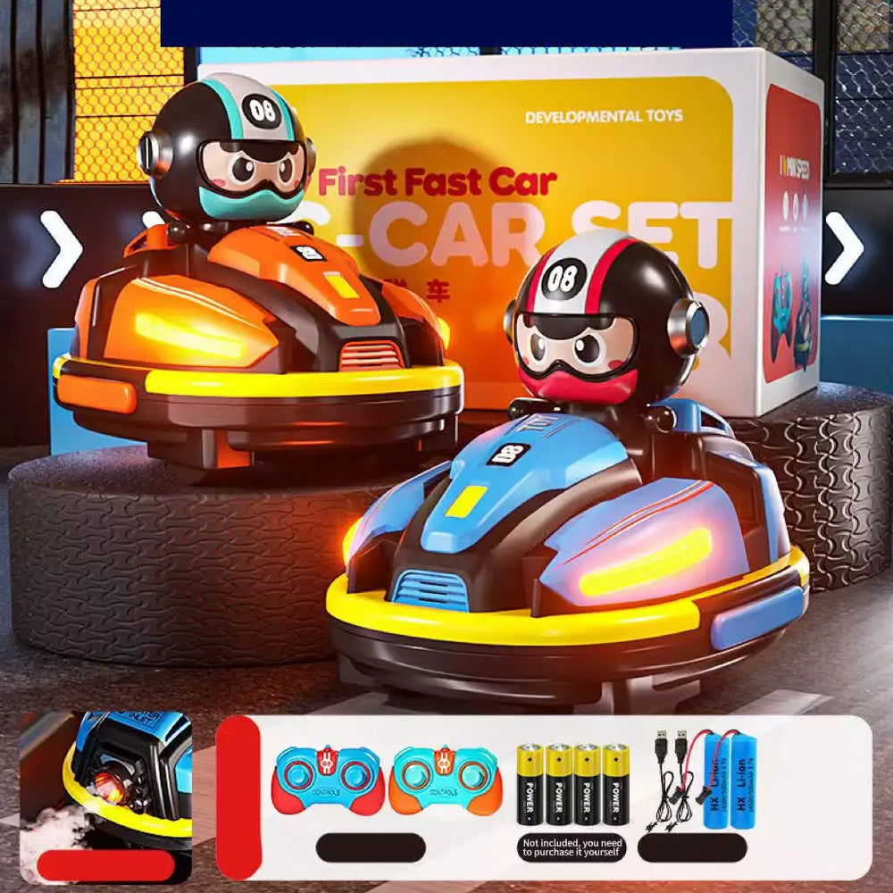 2-Player Remote Control Bumper Car Set | Braviixx