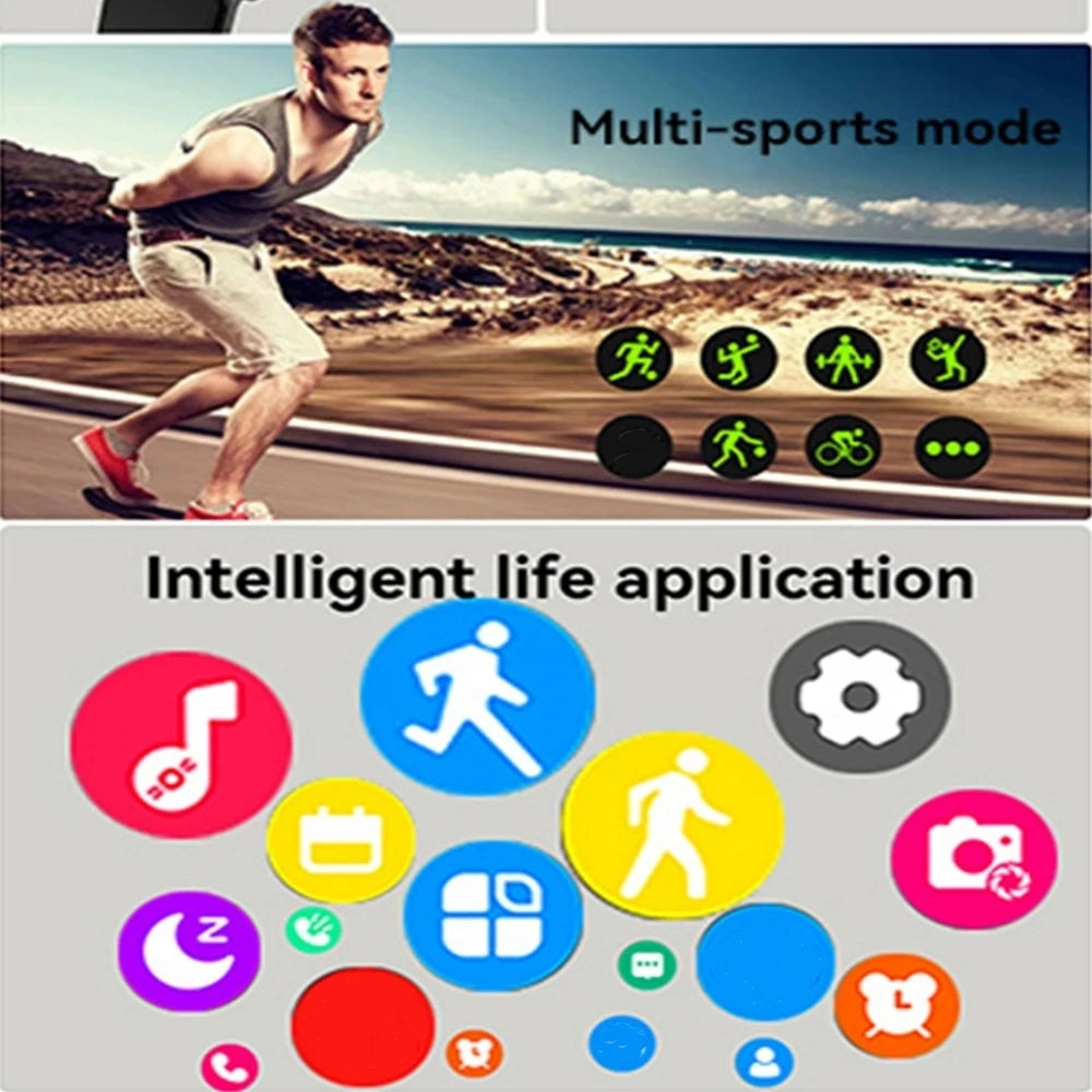 2.01" Bluetooth Smart Watch with Full-Touch HD Display | Braviixx