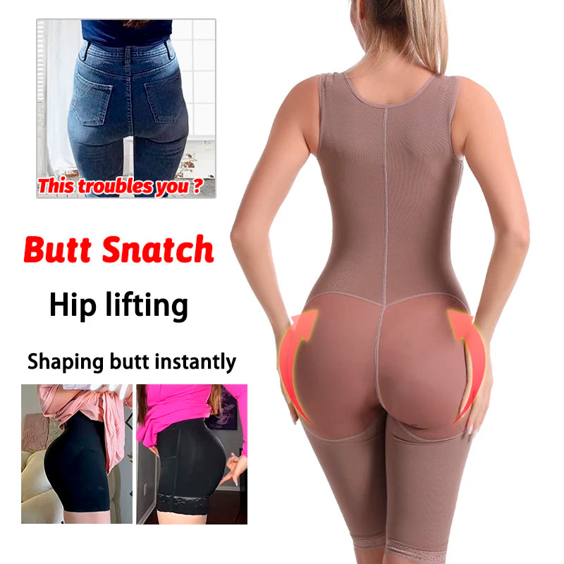 Colombian Faja Hook-Front Bodysuit | Firm Control | Braviixx