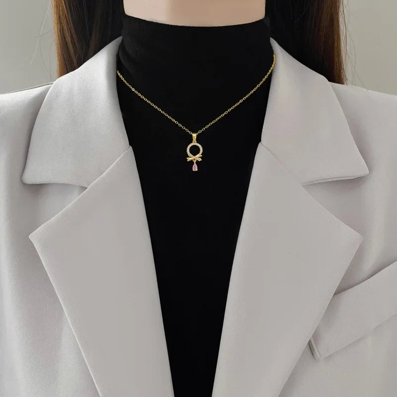 Geometric Zircon-Style Necklace & Set Options | Braviixx