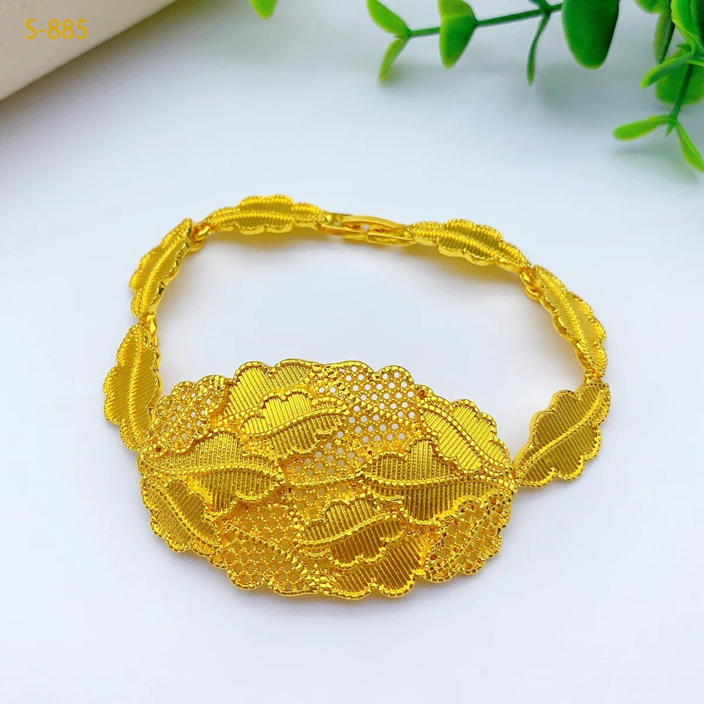 Women's Gold-Tone Jewellery | Floral Necklace & Matching Set Options | Braviixx