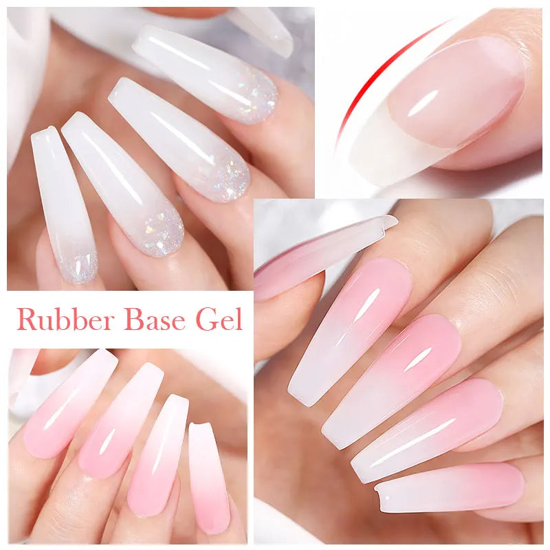 Rubber Base & Nail Gel Coats, 15ml | Braviixx
