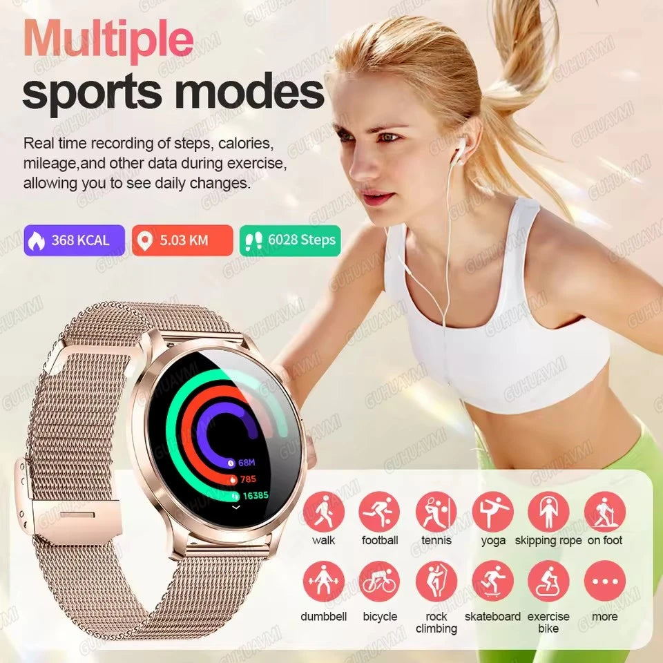 1.32" AMOLED Smart Watch with Bluetooth Calling & 100+ Sports Modes | Braviixx