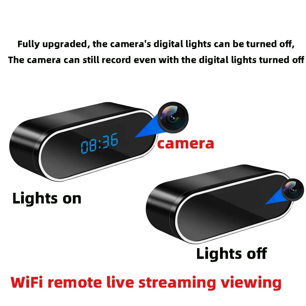 Wi-Fi Clock Camera | Remote Viewing & Night Vision | Braviixx