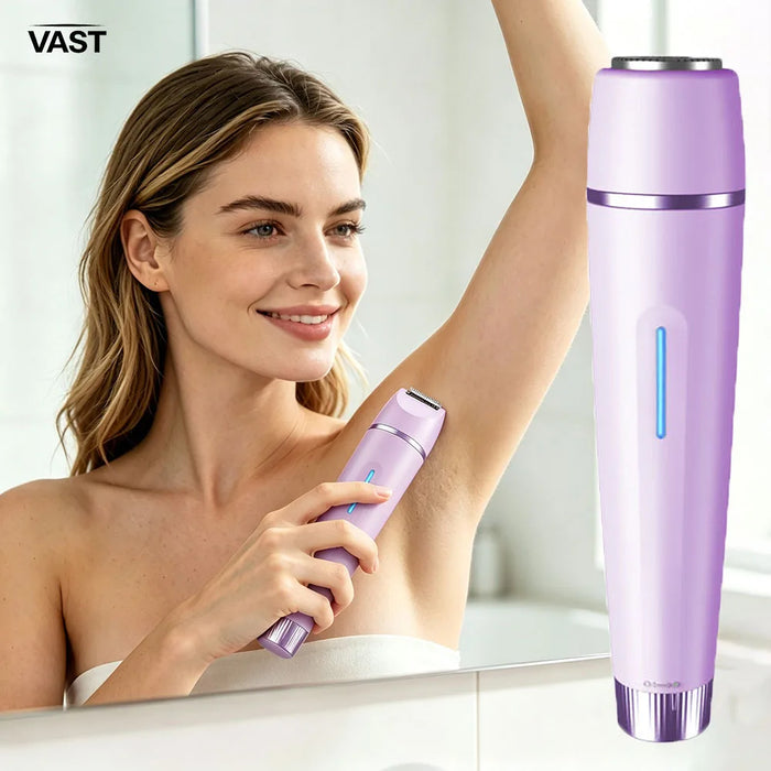 3-in-1 Women's Electric Shaver | Body, Face & Nose Trimmer | Braviixx