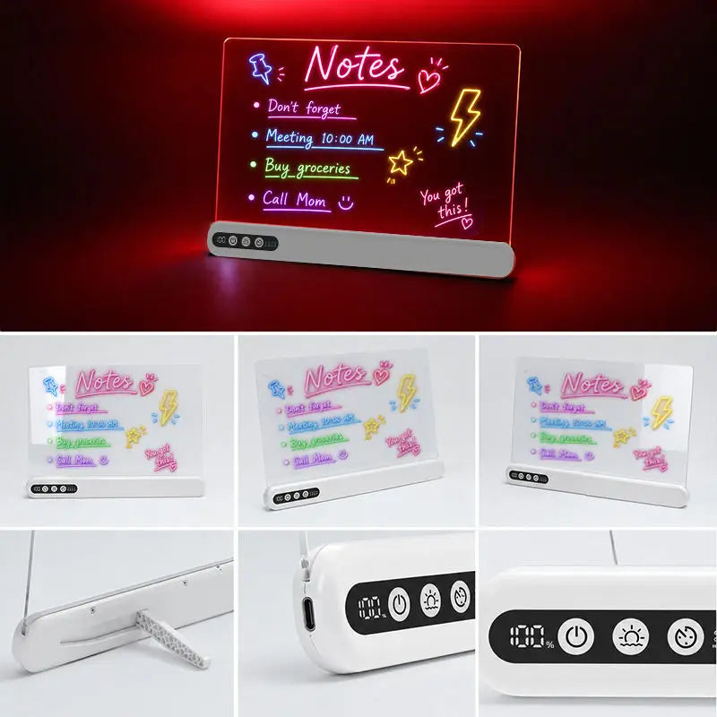 Rechargeable LED Drawing & Message Board | Braviixx