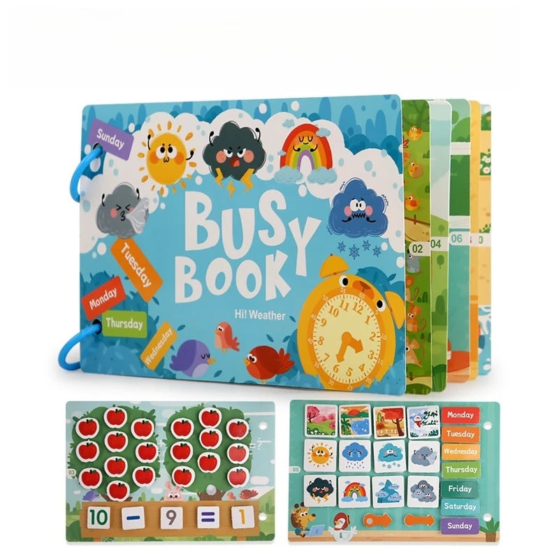 Kids' Themed Busy & Matching Book | Braviixx