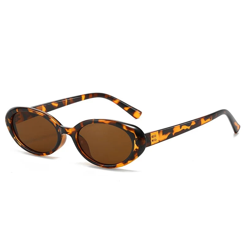 Women's Small Oval Retro Sunglasses | UV400 · Gradient Lens · Vintage Cat Eye | 7 Colours | Braviixx