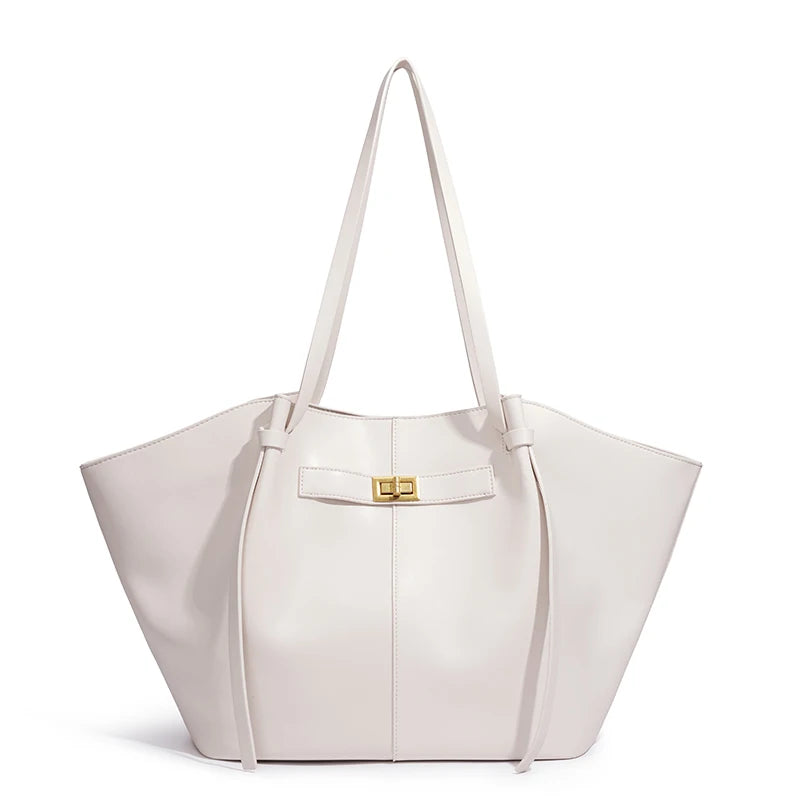 Wing-Shaped Tote Bag | Oversized PU | Braviixx