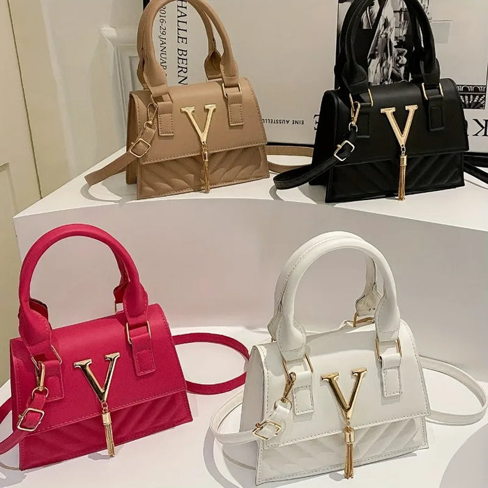 Women's Quilted Mini Satchel | Tassel Detail | Braviixx