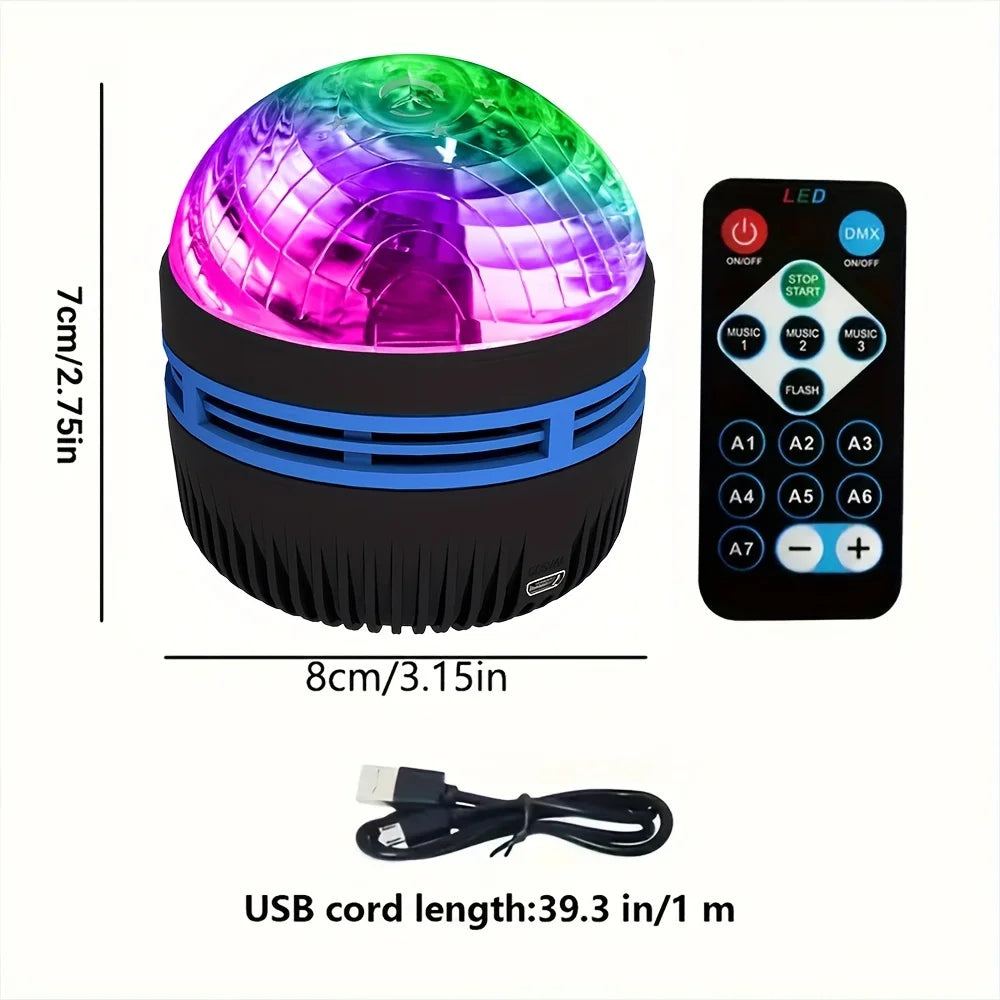 RGB Galaxy Projector Night Light, Remote Options | Braviixx