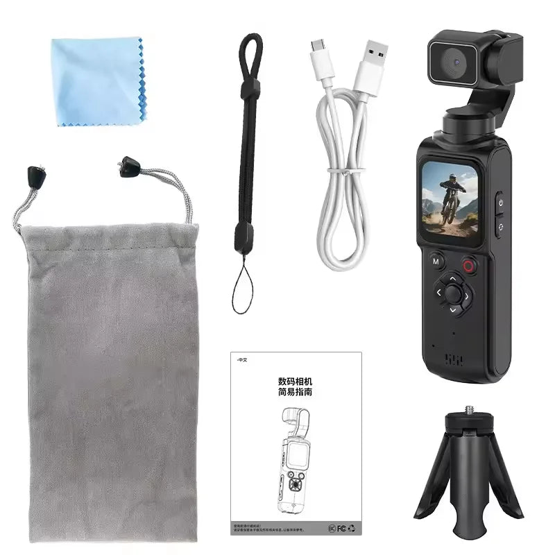 4K Pocket Gimbal Camera | Wi-Fi & Face Tracking | Braviixx
