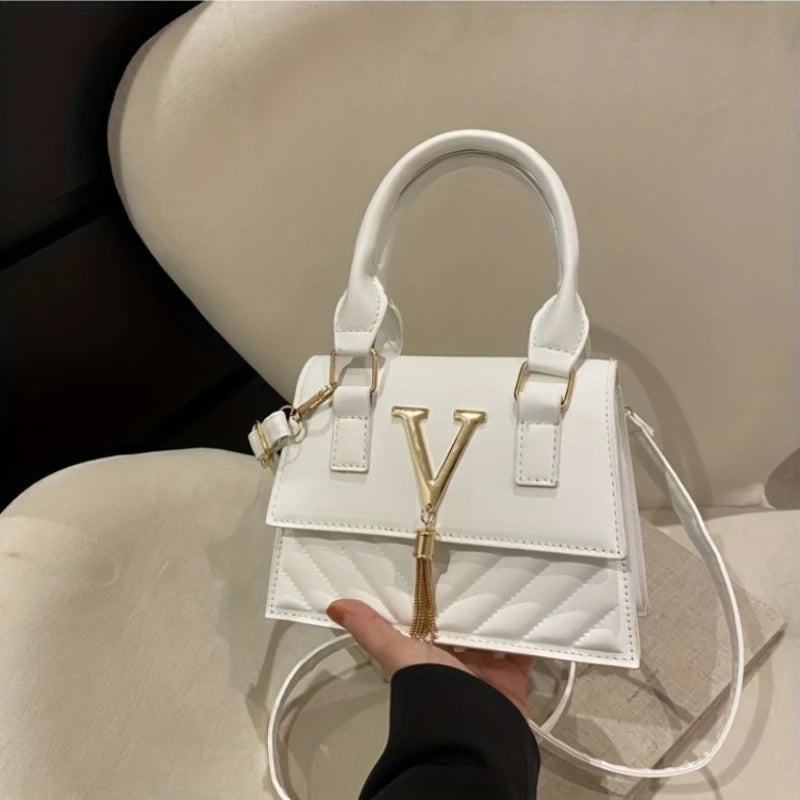 Women's Quilted Mini Satchel | Tassel Detail | Braviixx