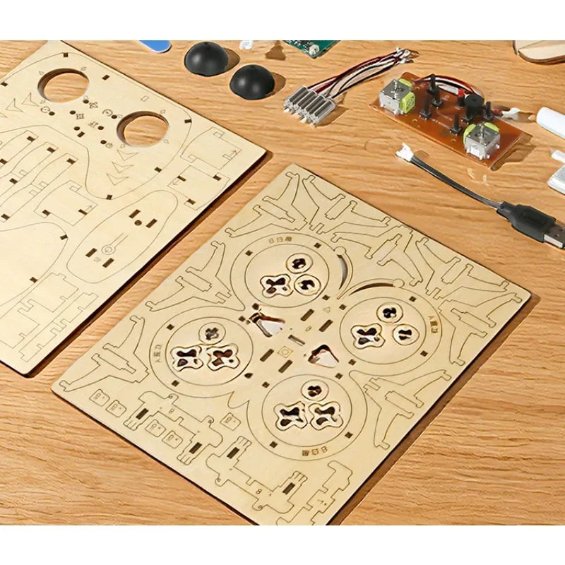 Wooden DIY Remote Control Drone Kit | Braviixx