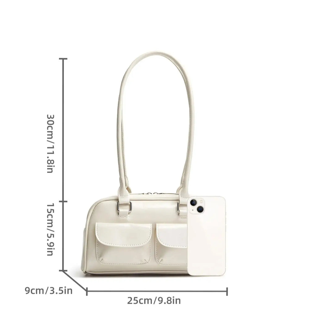 Women's Bowling Shoulder Bag | Twin Front Pockets | Braviixx