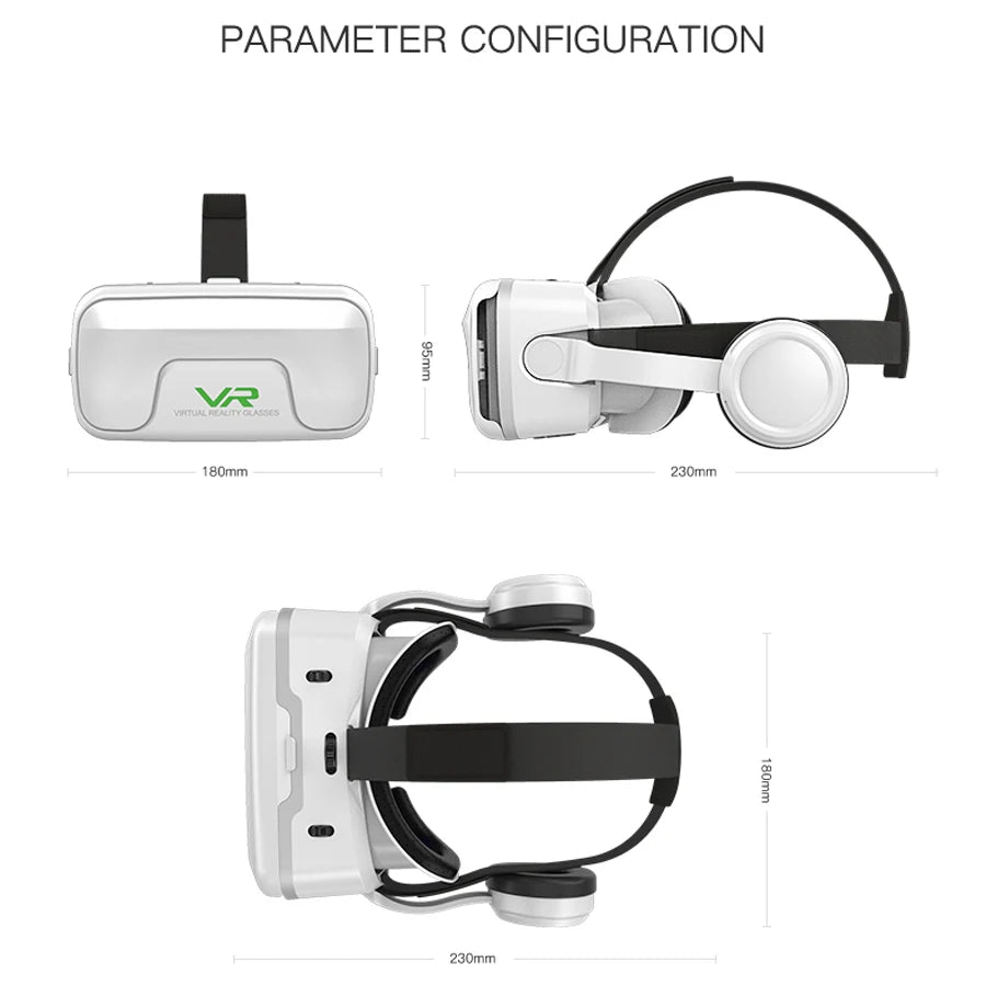 3D VR Headset for Smartphones | Immersive Virtual Reality Glasses | Braviixx