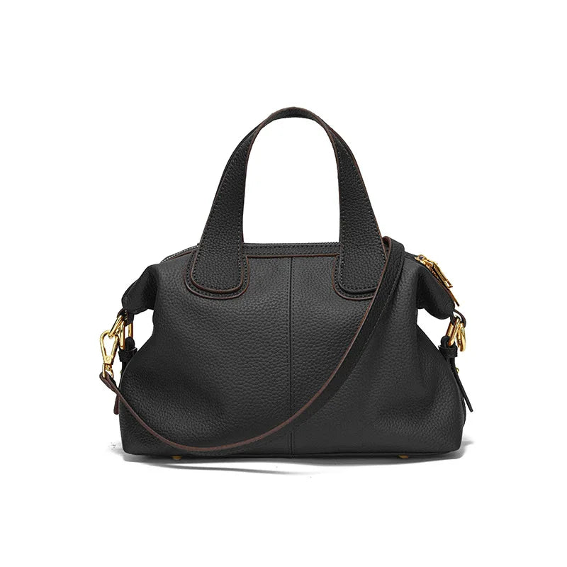 MKCCCKA Underarm bag TOGO cow leather French Tote bag 2025 New Fashion large capacity portable one shoulder Leather women's bag