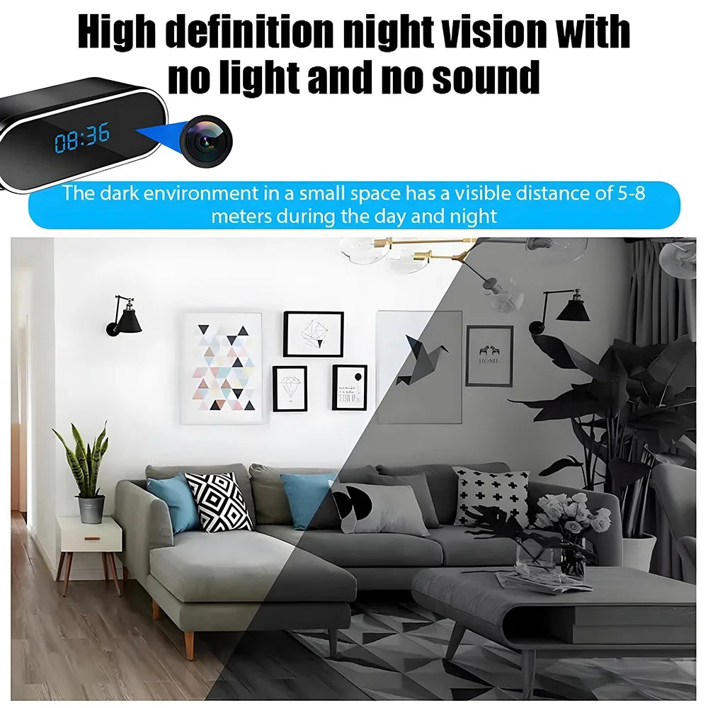 Wi-Fi Clock Camera | Remote Viewing & Night Vision | Braviixx