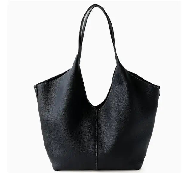 Soft Textured Tote Bag | Everyday Minimalist Handbag | Braviixx