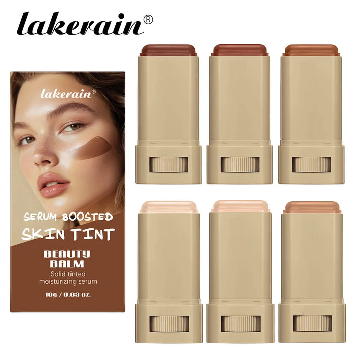 Skin Tint Foundation Stick | Serum Boosted · Moisturising · Buildable Coverage | 5 Shades | Braviixx