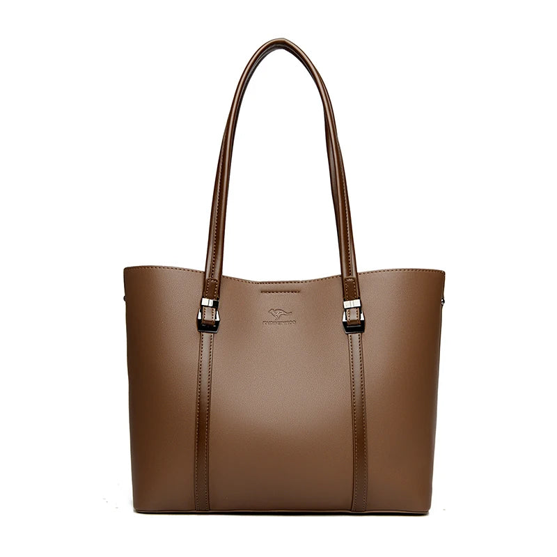 Shoulder Tote Bag | Twin Handles & Zip Closure | Braviixx