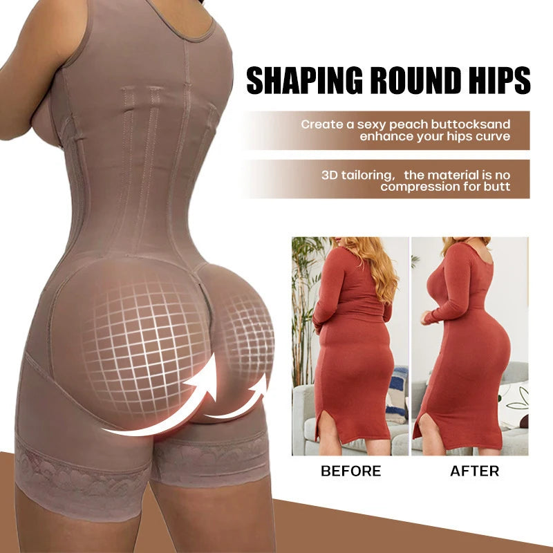Colombian Faja Full-Body Shapewear | Tummy Control | Braviixx