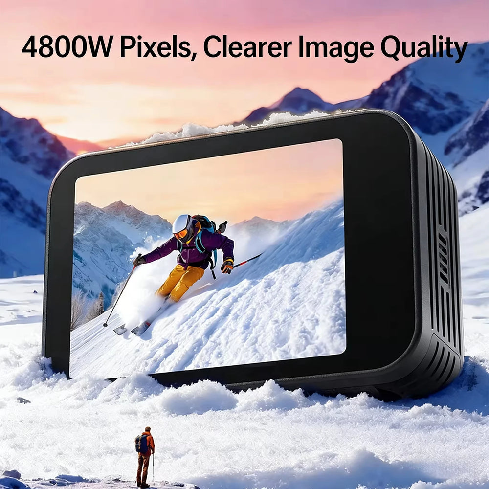 Dual-Screen Action Camera | Wi-Fi & 6-Axis Stabilization | Braviixx