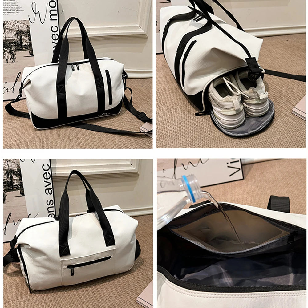 Unisex Gym Duffel Bag | Shoe & Wet Compartments | Braviixx