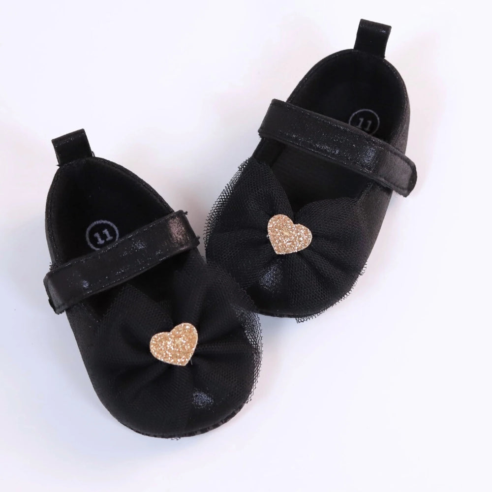 Baby Bow-Detail First-Step Shoes | Braviixx
