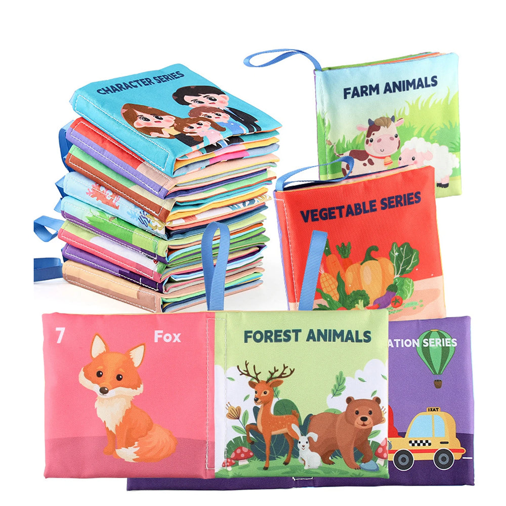 Touch-and-Feel Cloth Book – 6 Themes | Braviixx