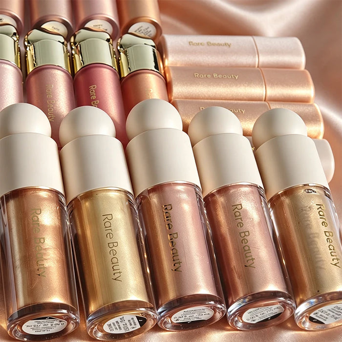 4-Colour Butter Lip Balm & Glitter Liquid Highlight Makeup | Moisturising Nourishing High Gloss Mirror Finish