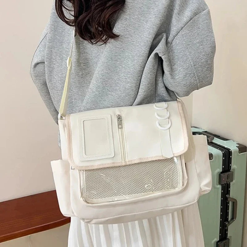 Ita Display Crossbody Bag | Clear Window & Adjustable Strap | Braviixx