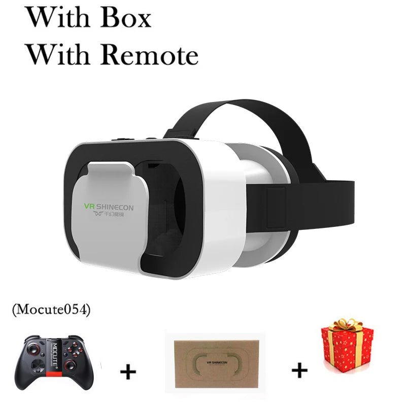 VR Headset for Smartphones | 3D Virtual Reality Glasses with Remote & Headphone Styles | Braviixx