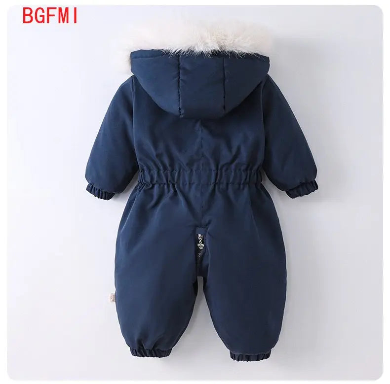 Kids’ Hooded Winter One-Piece Suit | Braviixx