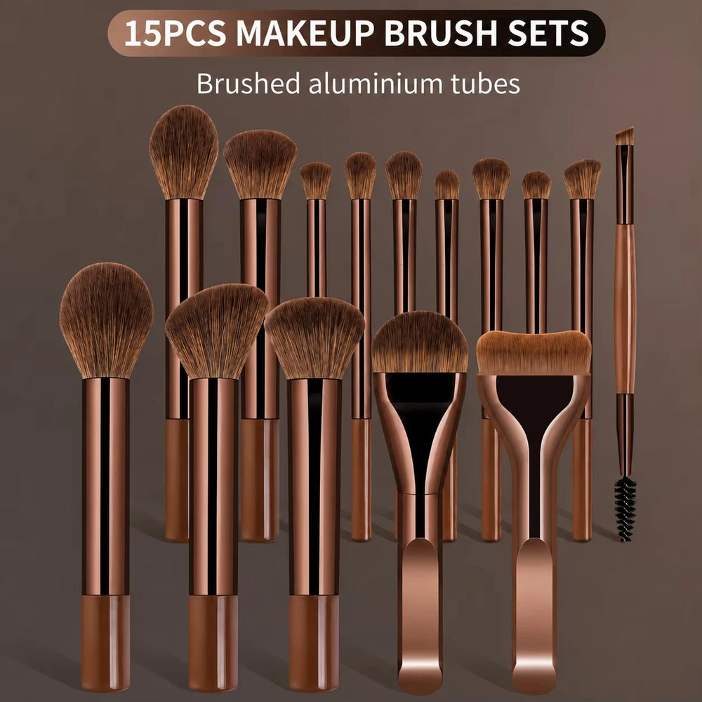 Makeup Brush Set | 13–22 Piece Options with Bag & Sponges | Braviixx