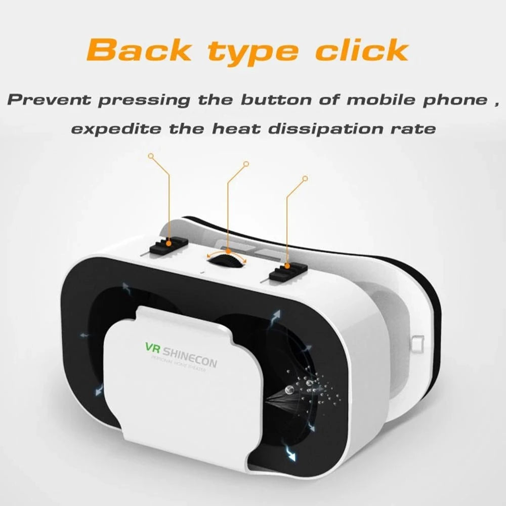 VR Headset for Smartphones | 3D Virtual Reality Glasses with Remote & Headphone Styles | Braviixx