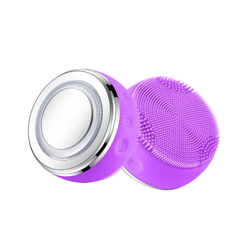 Upgraded Silicone Face Scrubber Cleaning and Exfoliating Waterproof Face Wash Brush Sonic Facial Cleansing Brush for Women