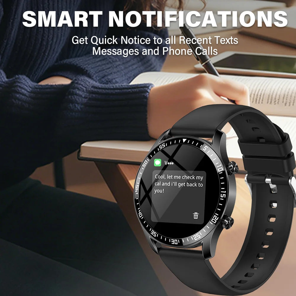 Round Smartwatch | Activity Tracking & Remote Camera Control | Braviixx